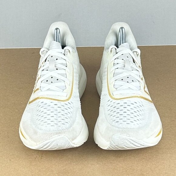 New Balance FuelCell Rebel Athletic Running Shoes Womens 7 White Gold Low Top - Picture 2 of 10